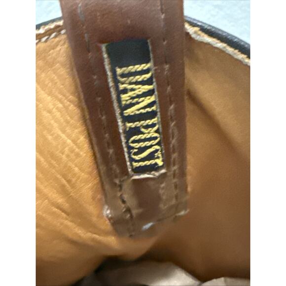 Vintage Dan Post Men’s Brown Leather Western Cowboy Pull On Boots US 8 EW - Picture 9 of 9